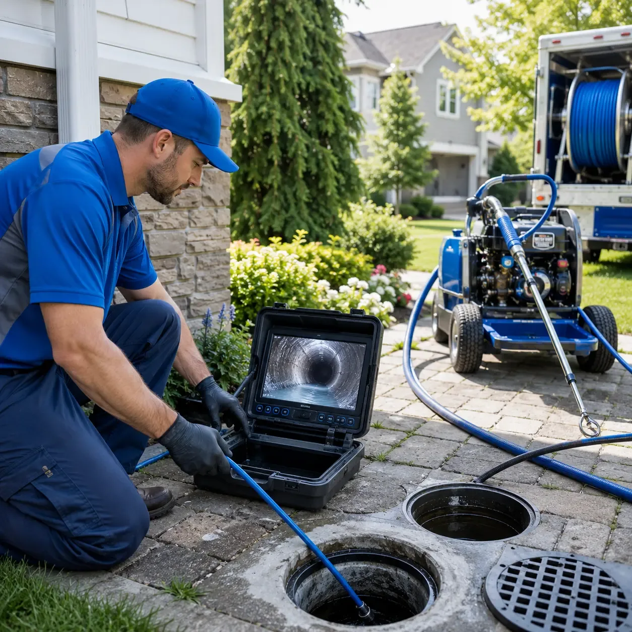 Outdoor drain cleaning professionals serving Waupun, WI